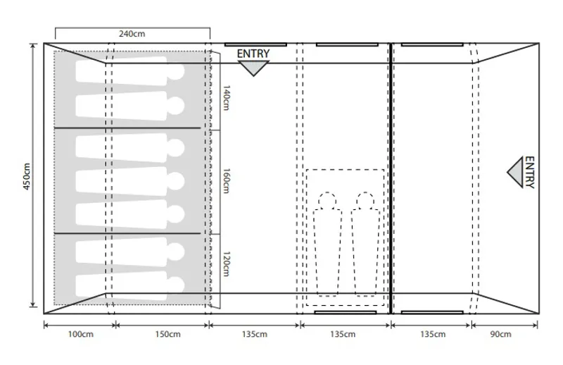 Outdoor Revolution Camp Star 700 Inflatable Tent Bundle Deal-1